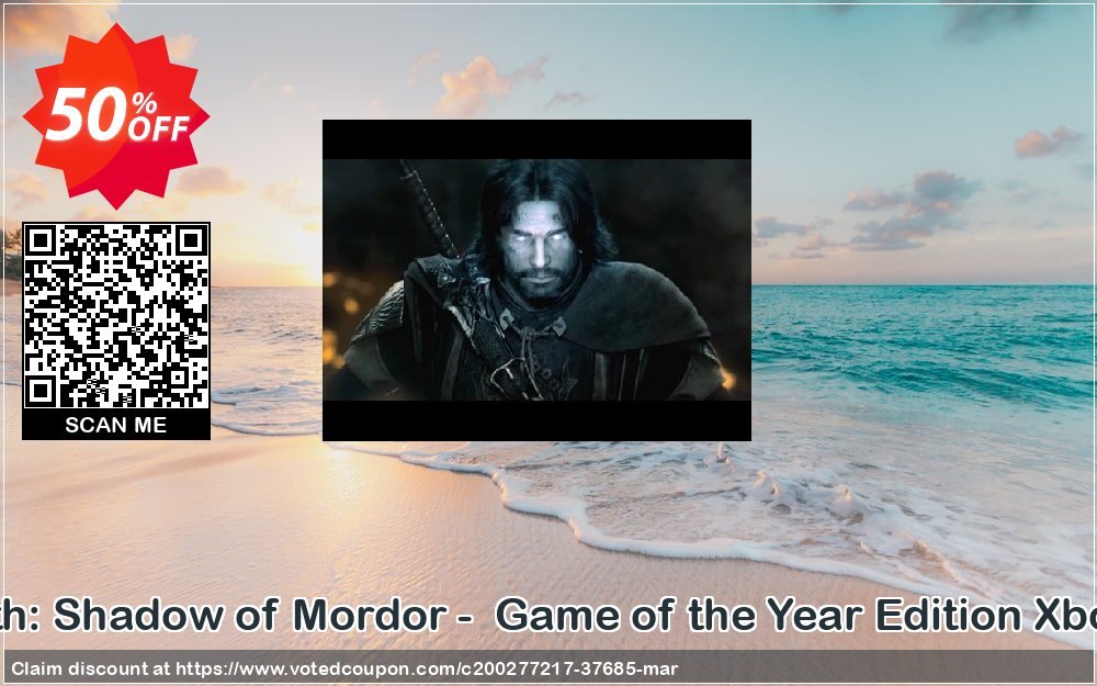 Middle-Earth: Shadow of Mordor -  Game of the Year Edition Xbox One, UK  Coupon, discount Middle-Earth: Shadow of Mordor -  Game of the Year Edition Xbox One (UK) Deal 2024 CDkeys. Promotion: Middle-Earth: Shadow of Mordor -  Game of the Year Edition Xbox One (UK) Exclusive Sale offer 