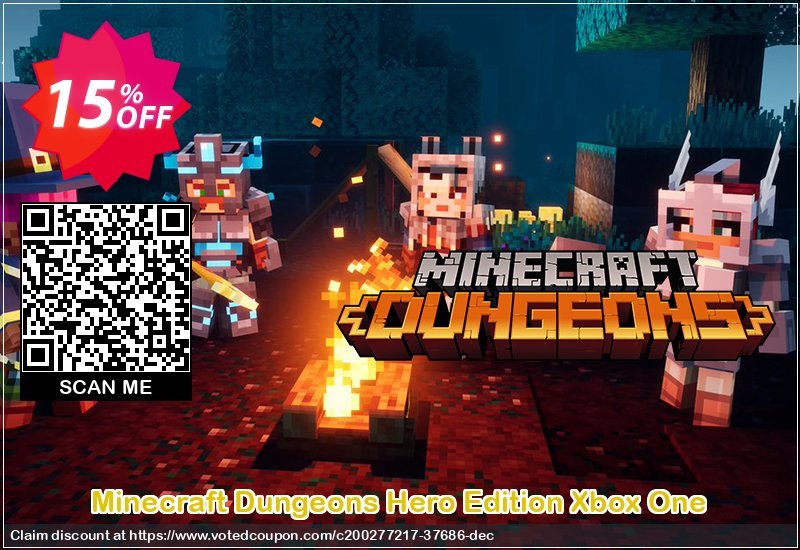 Minecraft Dungeons Hero Edition Xbox One Coupon Code May 2024, 15% OFF - VotedCoupon