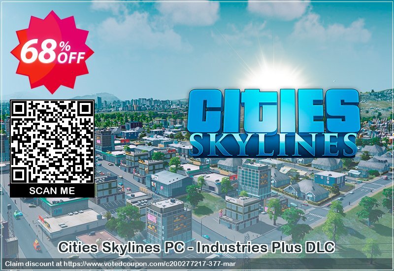 Cities Skylines PC - Industries Plus DLC Coupon Code May 2024, 68% OFF - VotedCoupon