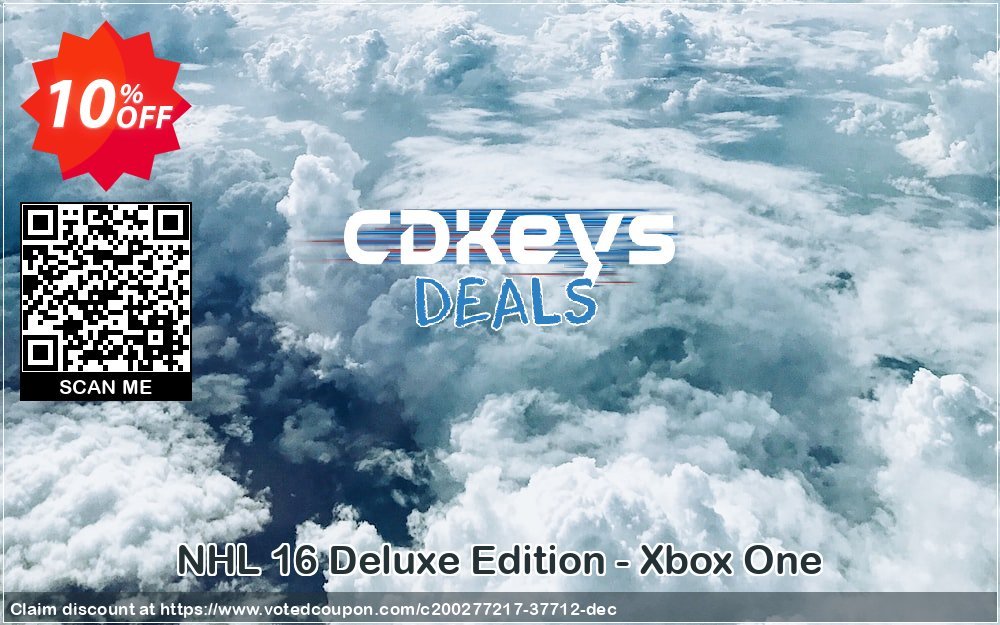 NHL 16 Deluxe Edition - Xbox One Coupon, discount NHL 16 Deluxe Edition - Xbox One Deal 2024 CDkeys. Promotion: NHL 16 Deluxe Edition - Xbox One Exclusive Sale offer 