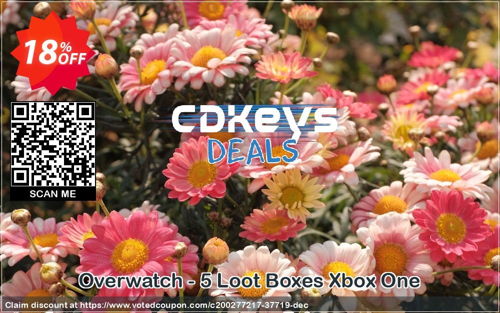 Overwatch - 5 Loot Boxes Xbox One Coupon, discount Overwatch - 5 Loot Boxes Xbox One Deal 2024 CDkeys. Promotion: Overwatch - 5 Loot Boxes Xbox One Exclusive Sale offer 