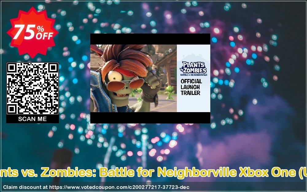 Plants vs. Zombies: Battle for Neighborville Xbox One, UK  Coupon Code Apr 2024, 75% OFF - VotedCoupon