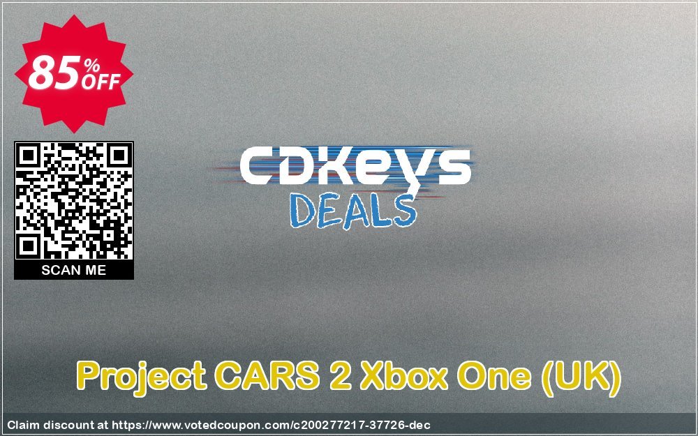 Project CARS 2 Xbox One, UK  Coupon, discount Project CARS 2 Xbox One (UK) Deal 2024 CDkeys. Promotion: Project CARS 2 Xbox One (UK) Exclusive Sale offer 