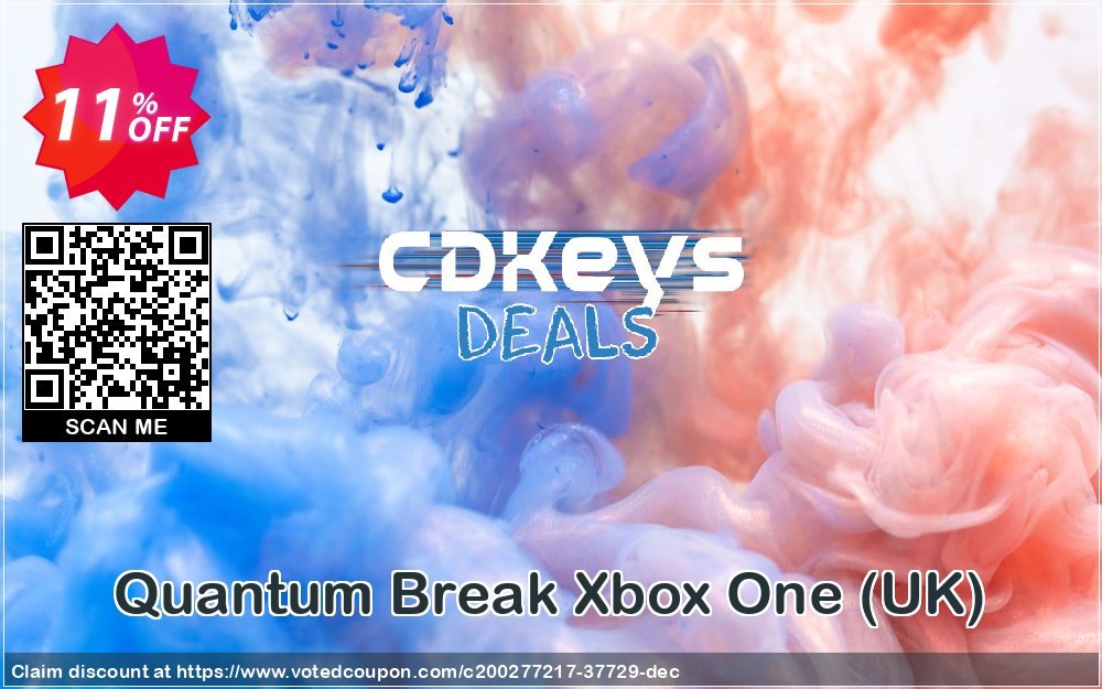 Quantum Break Xbox One, UK  Coupon Code May 2024, 11% OFF - VotedCoupon