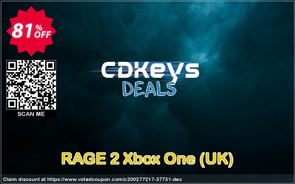 RAGE 2 Xbox One, UK  Coupon, discount RAGE 2 Xbox One (UK) Deal 2024 CDkeys. Promotion: RAGE 2 Xbox One (UK) Exclusive Sale offer 