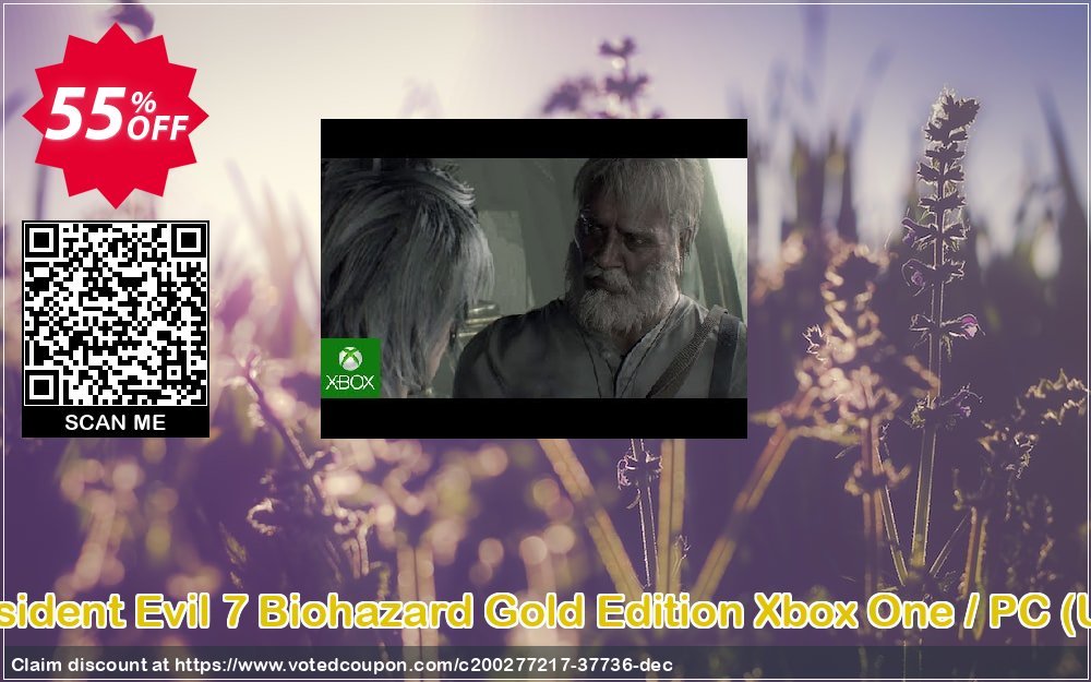 Resident Evil 7 Biohazard Gold Edition Xbox One / PC, UK  Coupon, discount Resident Evil 7 Biohazard Gold Edition Xbox One / PC (UK) Deal 2024 CDkeys. Promotion: Resident Evil 7 Biohazard Gold Edition Xbox One / PC (UK) Exclusive Sale offer 