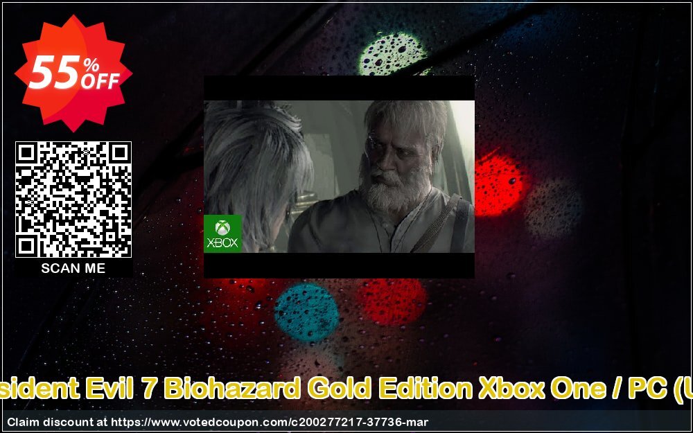 Resident Evil 7 Biohazard Gold Edition Xbox One / PC, UK  Coupon, discount Resident Evil 7 Biohazard Gold Edition Xbox One / PC (UK) Deal 2024 CDkeys. Promotion: Resident Evil 7 Biohazard Gold Edition Xbox One / PC (UK) Exclusive Sale offer 