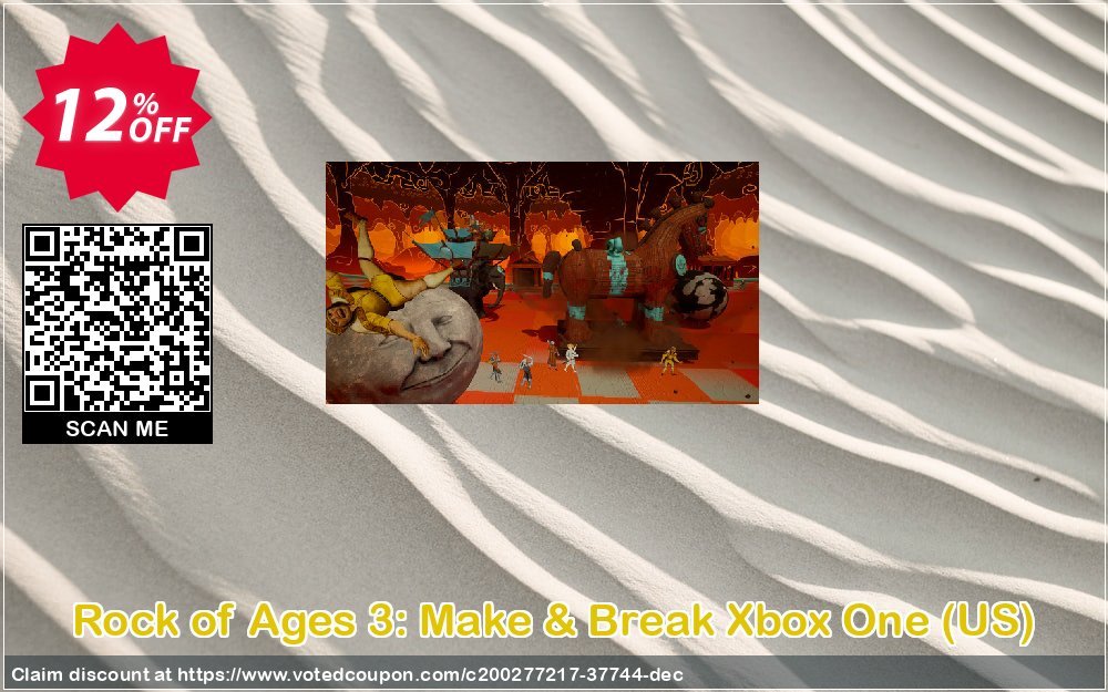 Rock of Ages 3: Make & Break Xbox One, US  Coupon Code May 2024, 12% OFF - VotedCoupon