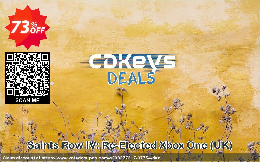 Saints Row IV: Re-Elected Xbox One, UK  Coupon, discount Saints Row IV: Re-Elected Xbox One (UK) Deal 2024 CDkeys. Promotion: Saints Row IV: Re-Elected Xbox One (UK) Exclusive Sale offer 
