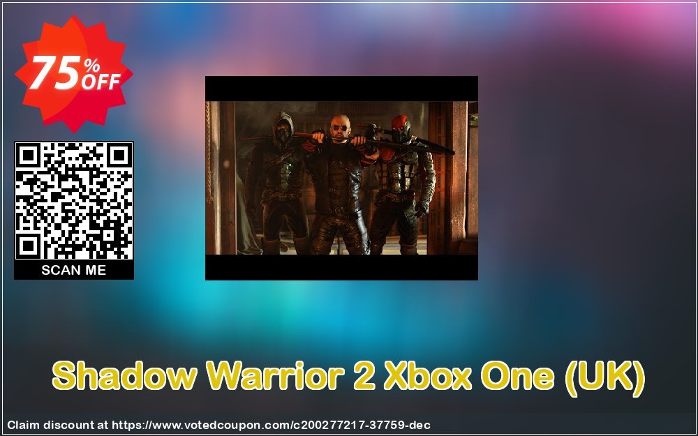 Shadow Warrior 2 Xbox One, UK  Coupon, discount Shadow Warrior 2 Xbox One (UK) Deal 2024 CDkeys. Promotion: Shadow Warrior 2 Xbox One (UK) Exclusive Sale offer 