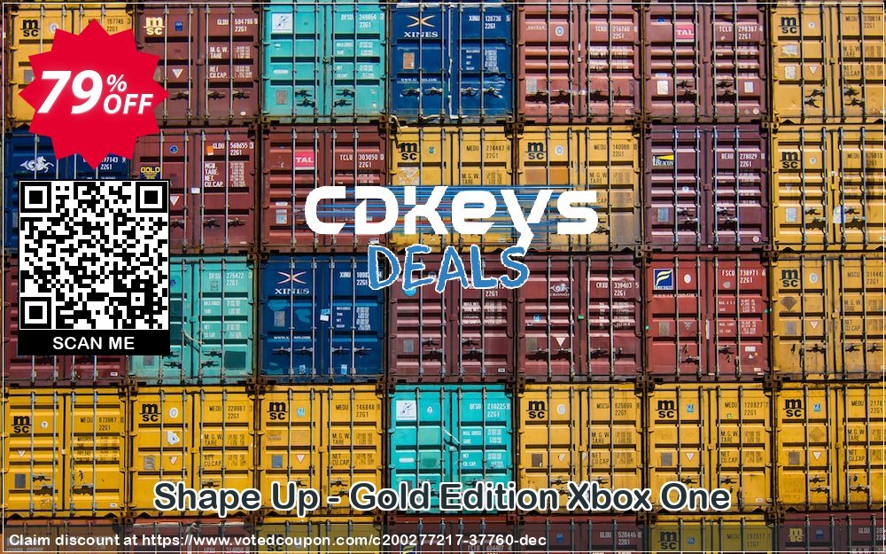 Shape Up - Gold Edition Xbox One Coupon, discount Shape Up - Gold Edition Xbox One Deal 2024 CDkeys. Promotion: Shape Up - Gold Edition Xbox One Exclusive Sale offer 