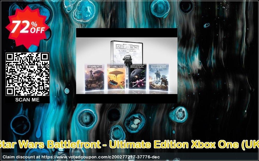 Star Wars Battlefront - Ultimate Edition Xbox One, UK  Coupon, discount Star Wars Battlefront - Ultimate Edition Xbox One (UK) Deal 2024 CDkeys. Promotion: Star Wars Battlefront - Ultimate Edition Xbox One (UK) Exclusive Sale offer 