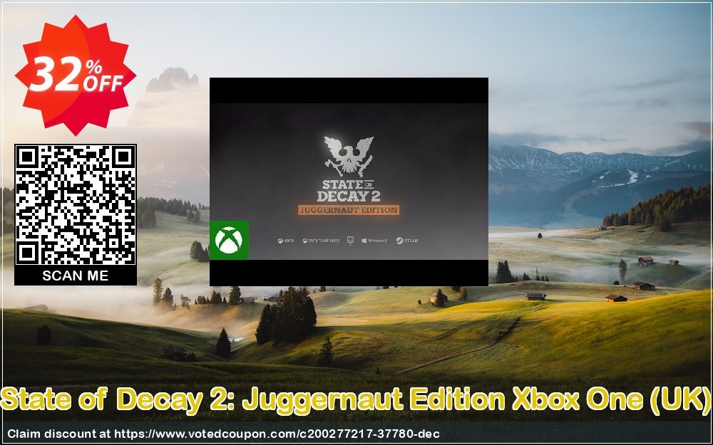 State of Decay 2: Juggernaut Edition Xbox One, UK  Coupon Code May 2024, 32% OFF - VotedCoupon