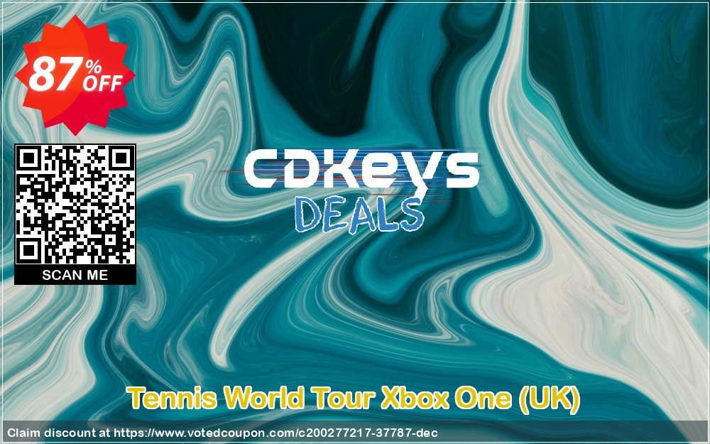 Tennis World Tour Xbox One, UK  Coupon, discount Tennis World Tour Xbox One (UK) Deal 2024 CDkeys. Promotion: Tennis World Tour Xbox One (UK) Exclusive Sale offer 