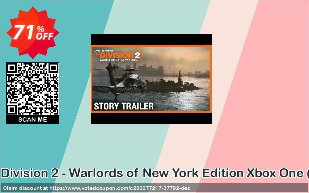 The Division 2 - Warlords of New York Edition Xbox One, UK  Coupon, discount The Division 2 - Warlords of New York Edition Xbox One (UK) Deal 2024 CDkeys. Promotion: The Division 2 - Warlords of New York Edition Xbox One (UK) Exclusive Sale offer 
