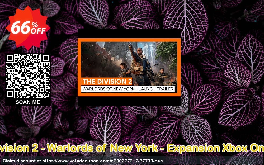 The Division 2 - Warlords of New York - Expansion Xbox One, UK  Coupon Code Apr 2024, 66% OFF - VotedCoupon