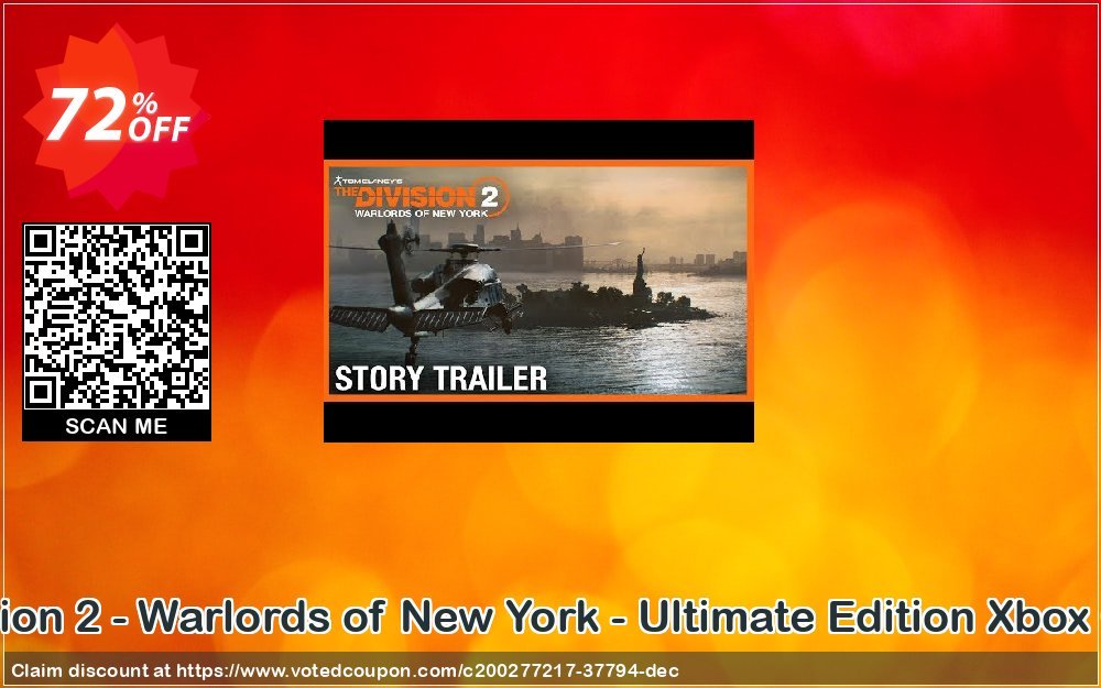 The Division 2 - Warlords of New York - Ultimate Edition Xbox One, UK  Coupon, discount The Division 2 - Warlords of New York - Ultimate Edition Xbox One (UK) Deal 2024 CDkeys. Promotion: The Division 2 - Warlords of New York - Ultimate Edition Xbox One (UK) Exclusive Sale offer 