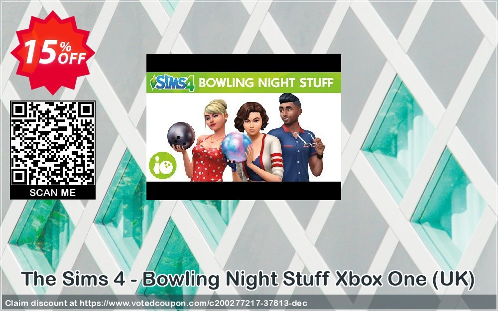 The Sims 4 - Bowling Night Stuff Xbox One, UK  Coupon, discount The Sims 4 - Bowling Night Stuff Xbox One (UK) Deal 2024 CDkeys. Promotion: The Sims 4 - Bowling Night Stuff Xbox One (UK) Exclusive Sale offer 