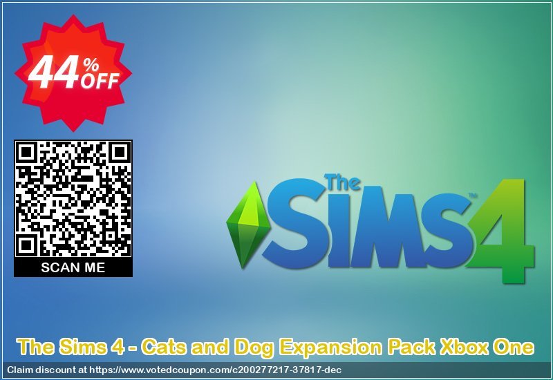 The Sims 4 - Cats and Dog Expansion Pack Xbox One Coupon Code Apr 2024, 44% OFF - VotedCoupon