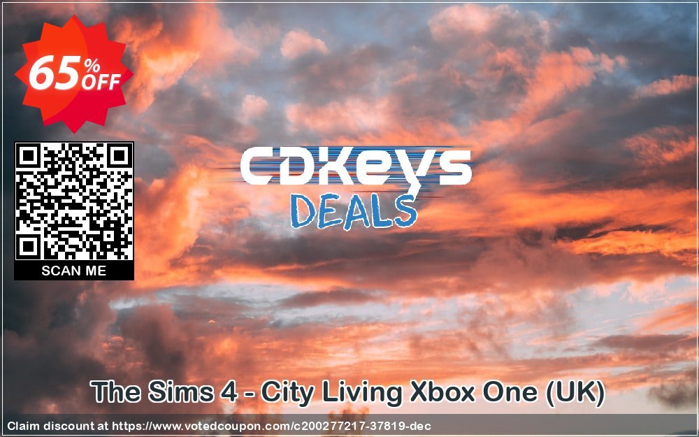 The Sims 4 - City Living Xbox One, UK  Coupon, discount The Sims 4 - City Living Xbox One (UK) Deal 2024 CDkeys. Promotion: The Sims 4 - City Living Xbox One (UK) Exclusive Sale offer 