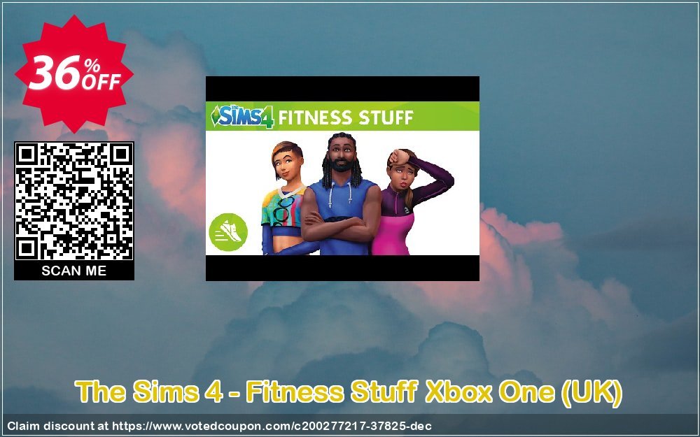 The Sims 4 - Fitness Stuff Xbox One, UK  Coupon, discount The Sims 4 - Fitness Stuff Xbox One (UK) Deal 2024 CDkeys. Promotion: The Sims 4 - Fitness Stuff Xbox One (UK) Exclusive Sale offer 