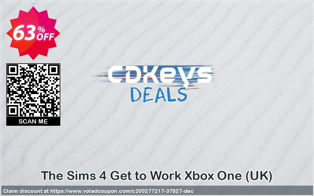 The Sims 4 Get to Work Xbox One, UK 