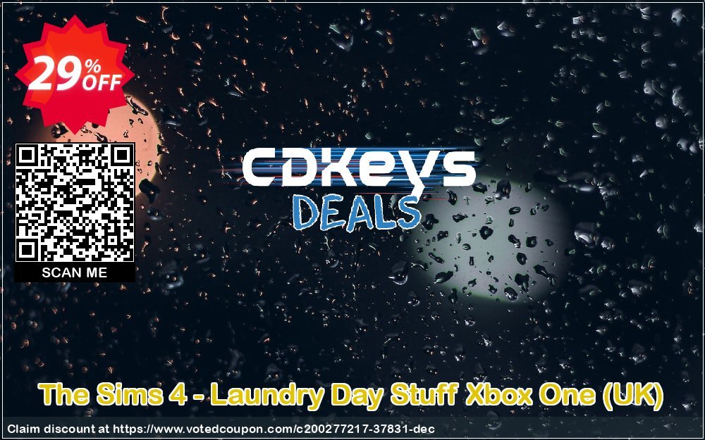 The Sims 4 - Laundry Day Stuff Xbox One, UK  Coupon, discount The Sims 4 - Laundry Day Stuff Xbox One (UK) Deal 2024 CDkeys. Promotion: The Sims 4 - Laundry Day Stuff Xbox One (UK) Exclusive Sale offer 