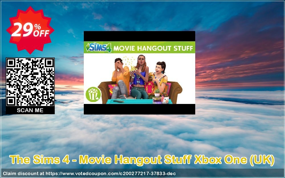 The Sims 4 - Movie Hangout Stuff Xbox One, UK  Coupon, discount The Sims 4 - Movie Hangout Stuff Xbox One (UK) Deal 2024 CDkeys. Promotion: The Sims 4 - Movie Hangout Stuff Xbox One (UK) Exclusive Sale offer 