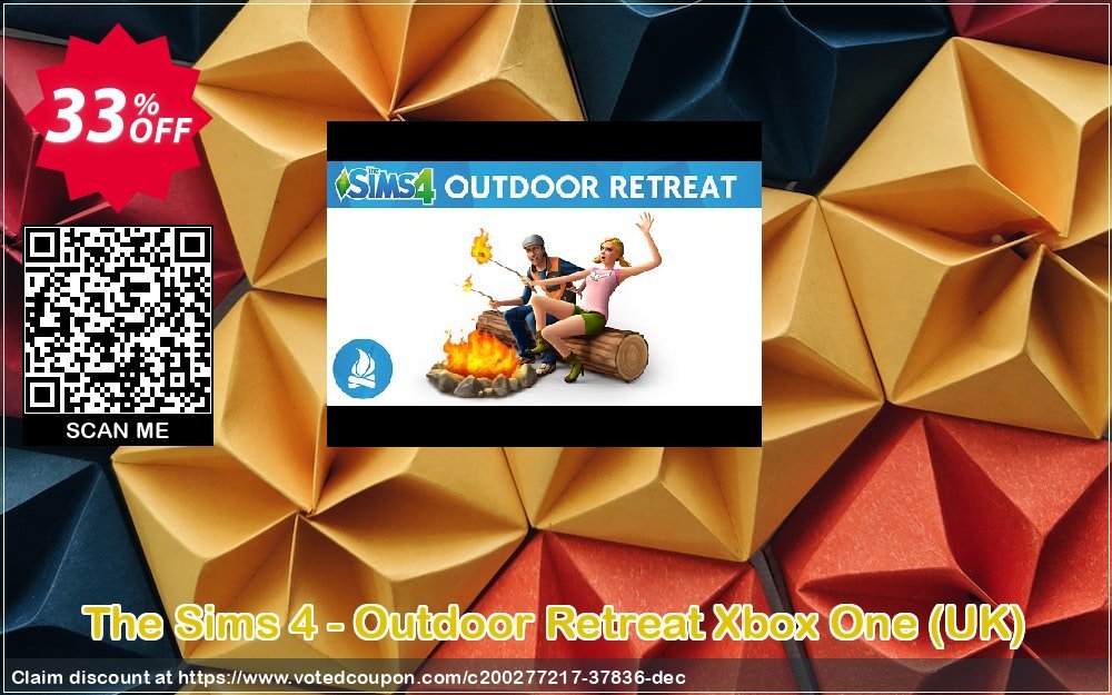 The Sims 4 - Outdoor Retreat Xbox One, UK  Coupon, discount The Sims 4 - Outdoor Retreat Xbox One (UK) Deal 2023 CDkeys. Promotion: The Sims 4 - Outdoor Retreat Xbox One (UK) Exclusive Sale offer 