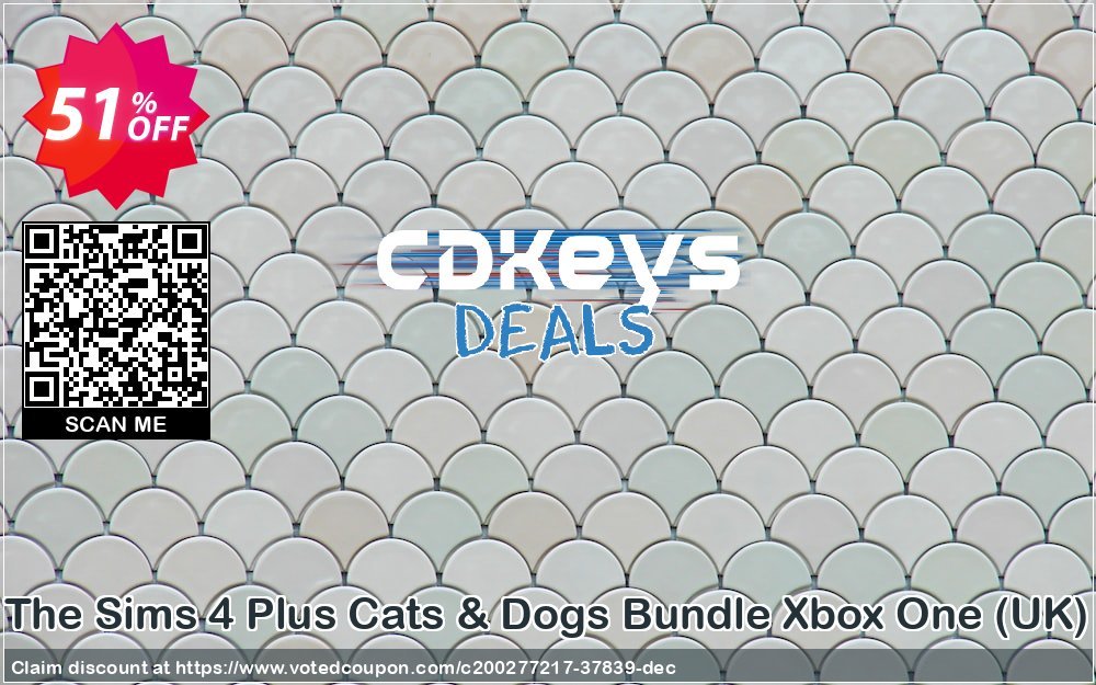 The Sims 4 Plus Cats & Dogs Bundle Xbox One, UK  Coupon, discount The Sims 4 Plus Cats & Dogs Bundle Xbox One (UK) Deal 2023 CDkeys. Promotion: The Sims 4 Plus Cats & Dogs Bundle Xbox One (UK) Exclusive Sale offer 