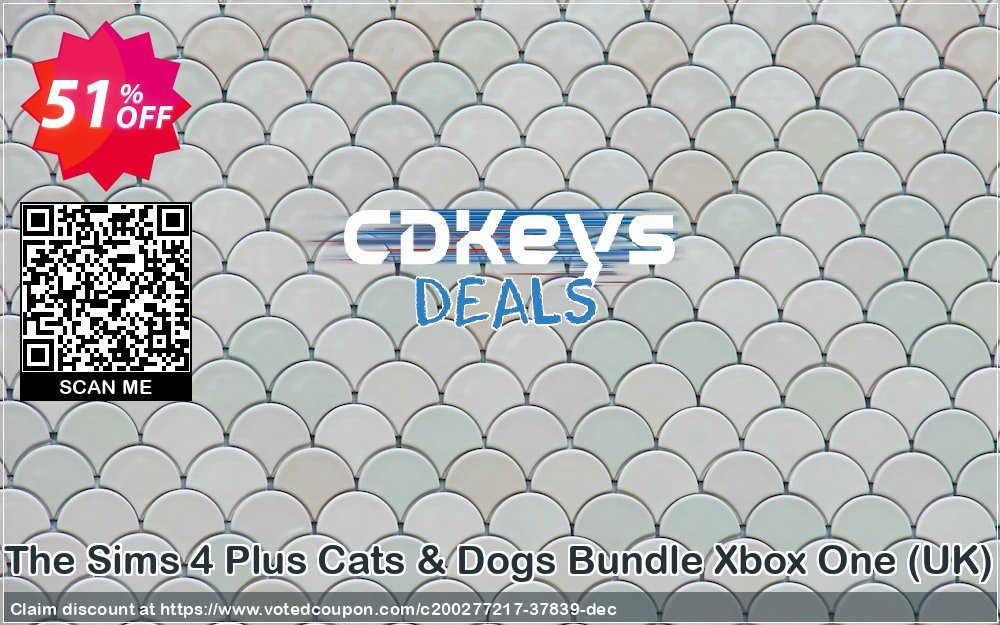 The Sims 4 Plus Cats & Dogs Bundle Xbox One, UK  Coupon, discount The Sims 4 Plus Cats & Dogs Bundle Xbox One (UK) Deal 2024 CDkeys. Promotion: The Sims 4 Plus Cats & Dogs Bundle Xbox One (UK) Exclusive Sale offer 