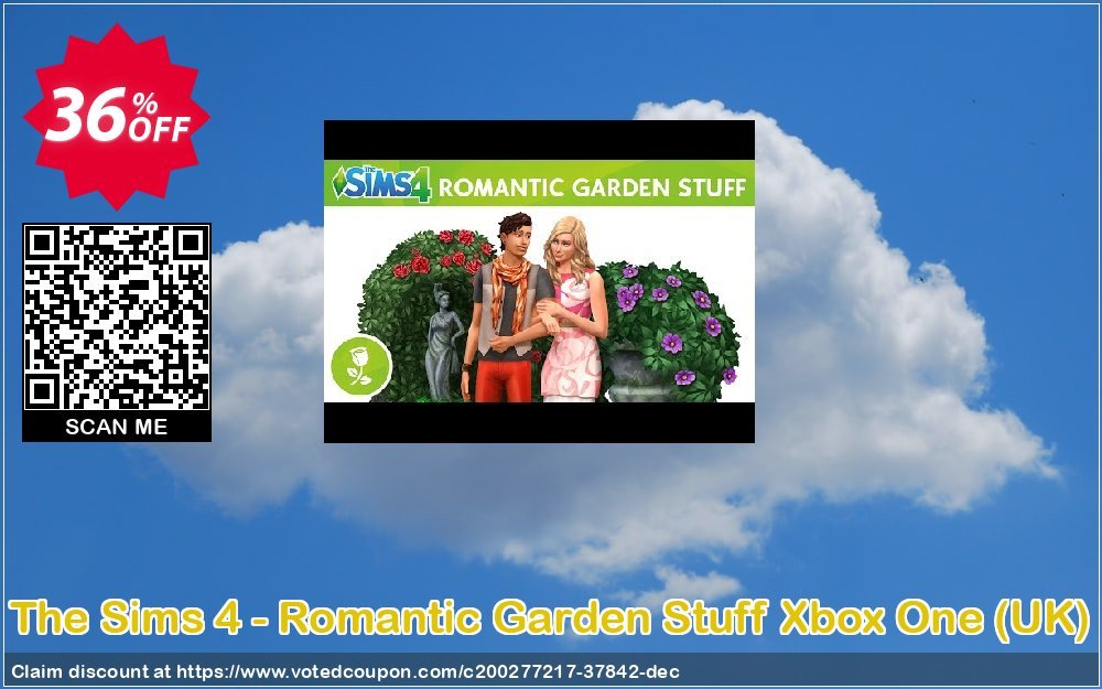 The Sims 4 - Romantic Garden Stuff Xbox One, UK  Coupon, discount The Sims 4 - Romantic Garden Stuff Xbox One (UK) Deal 2024 CDkeys. Promotion: The Sims 4 - Romantic Garden Stuff Xbox One (UK) Exclusive Sale offer 