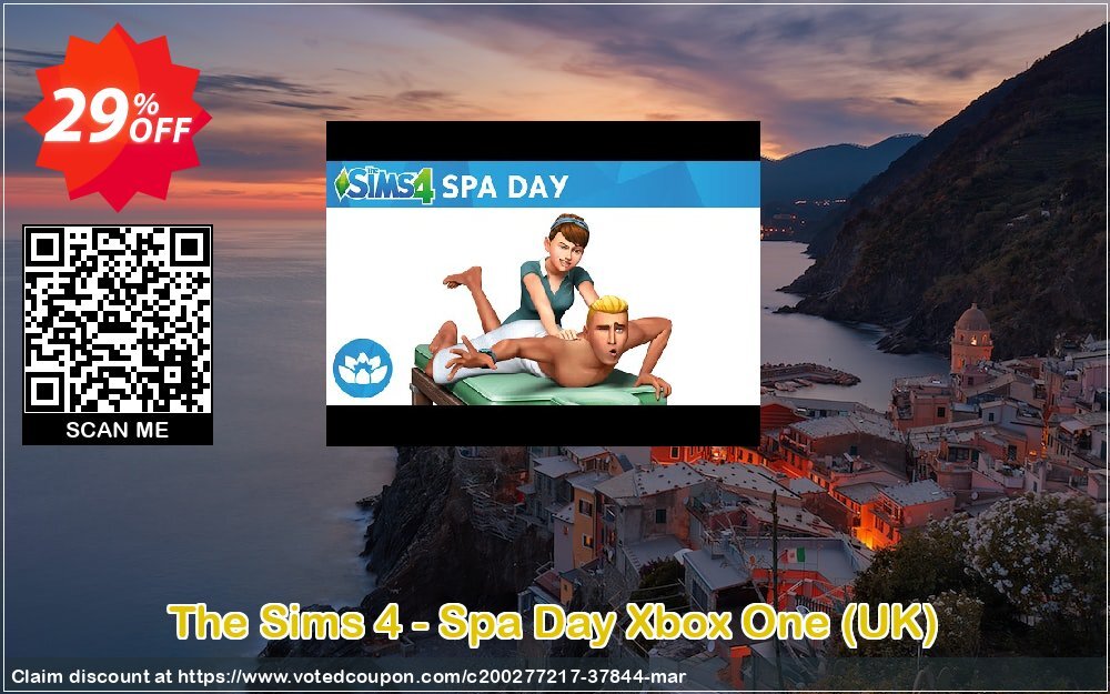 The Sims 4 - Spa Day Xbox One, UK  Coupon, discount The Sims 4 - Spa Day Xbox One (UK) Deal 2024 CDkeys. Promotion: The Sims 4 - Spa Day Xbox One (UK) Exclusive Sale offer 