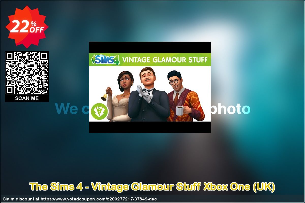 The Sims 4 - Vintage Glamour Stuff Xbox One, UK  Coupon, discount The Sims 4 - Vintage Glamour Stuff Xbox One (UK) Deal 2024 CDkeys. Promotion: The Sims 4 - Vintage Glamour Stuff Xbox One (UK) Exclusive Sale offer 