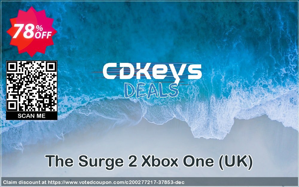 The Surge 2 Xbox One, UK  Coupon, discount The Surge 2 Xbox One (UK) Deal 2024 CDkeys. Promotion: The Surge 2 Xbox One (UK) Exclusive Sale offer 