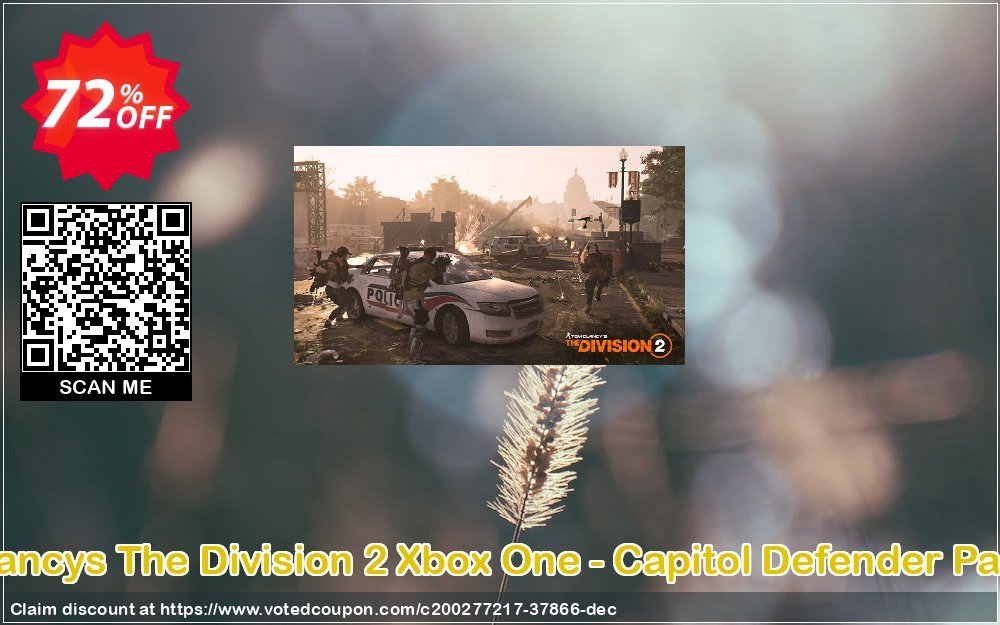 Tom Clancys The Division 2 Xbox One - Capitol Defender Pack DLC Coupon Code May 2024, 72% OFF - VotedCoupon