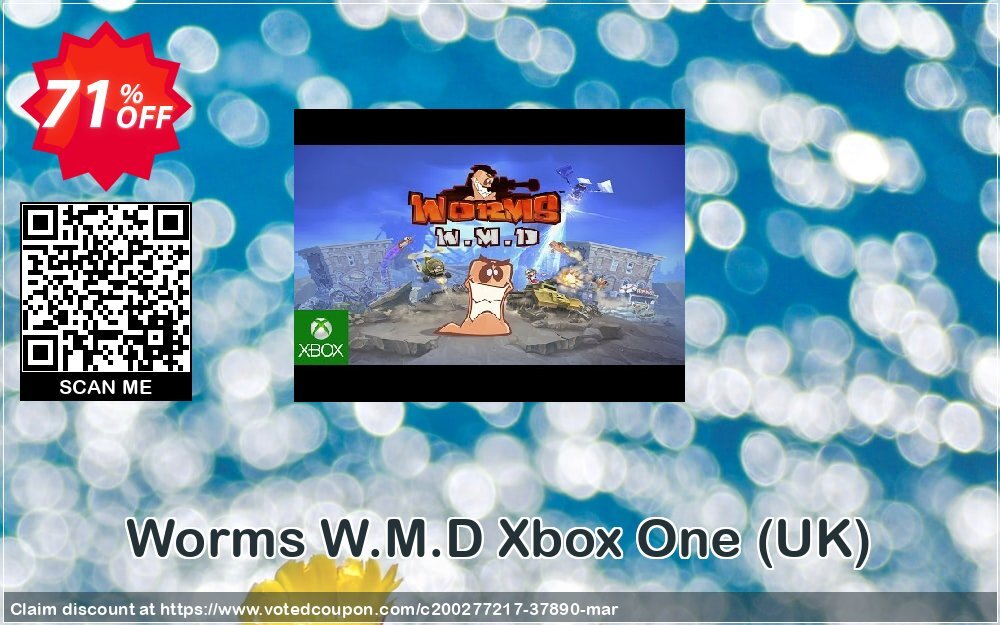 Worms W.M.D Xbox One, UK  Coupon, discount Worms W.M.D Xbox One (UK) Deal 2024 CDkeys. Promotion: Worms W.M.D Xbox One (UK) Exclusive Sale offer 