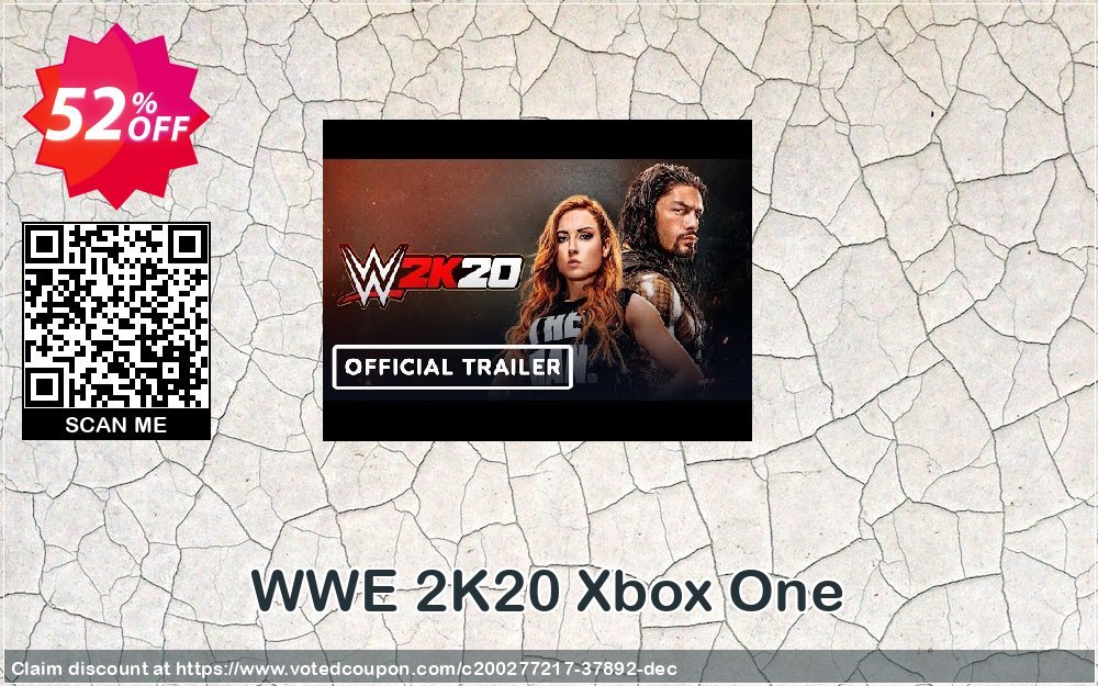 WWE 2K20 Xbox One Coupon Code Apr 2024, 52% OFF - VotedCoupon
