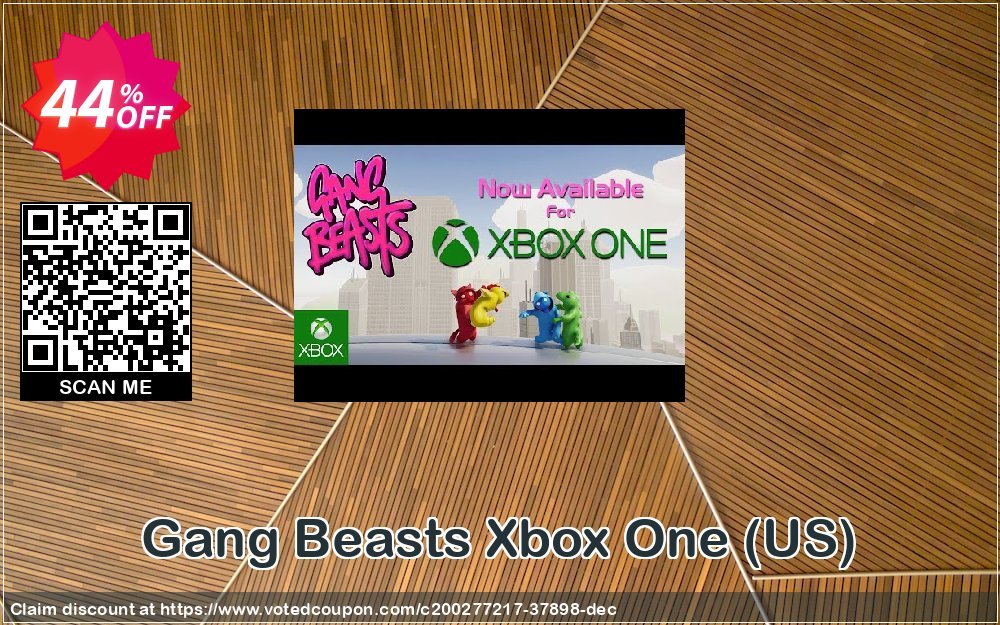 Gang Beasts Xbox One, US  Coupon Code Apr 2024, 44% OFF - VotedCoupon