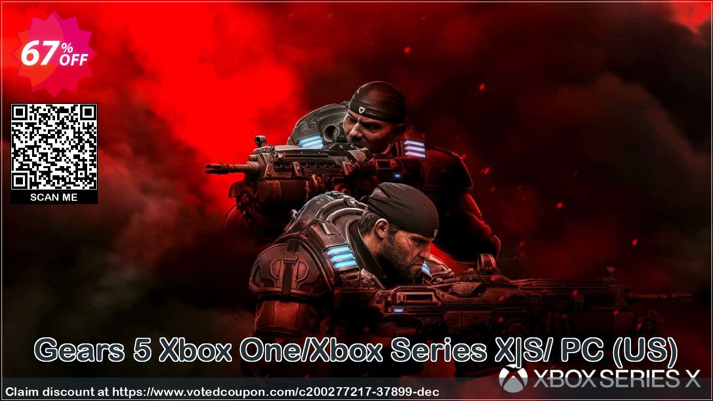 Gears 5 Xbox One/Xbox Series X|S/ PC, US  Coupon Code Apr 2024, 67% OFF - VotedCoupon