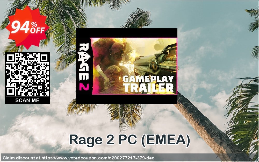Rage 2 PC, EMEA  Coupon Code Apr 2024, 94% OFF - VotedCoupon