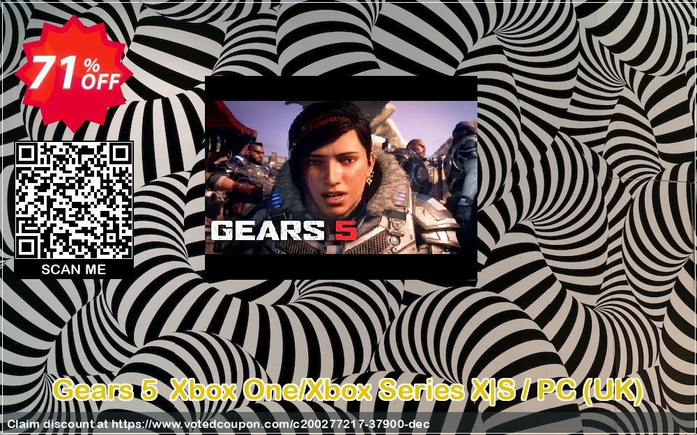 Gears 5  Xbox One/Xbox Series X|S / PC, UK  Coupon Code Apr 2024, 71% OFF - VotedCoupon