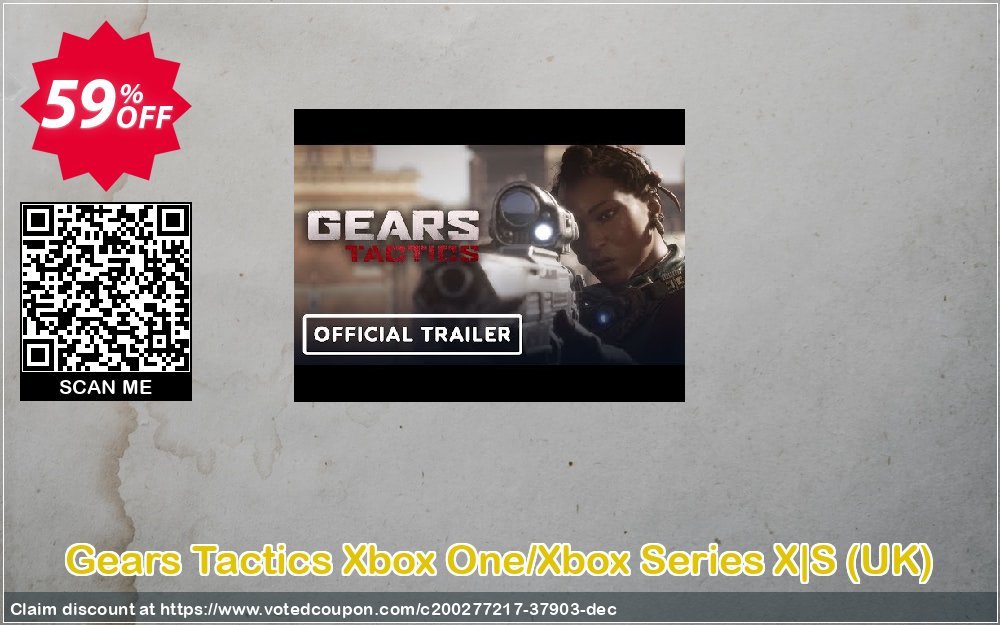 Gears Tactics Xbox One/Xbox Series X|S, UK  Coupon, discount Gears Tactics Xbox One/Xbox Series X|S (UK) Deal 2024 CDkeys. Promotion: Gears Tactics Xbox One/Xbox Series X|S (UK) Exclusive Sale offer 