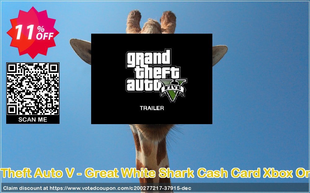 Grand Theft Auto V - Great White Shark Cash Card Xbox One, UK  Coupon, discount Grand Theft Auto V - Great White Shark Cash Card Xbox One (UK) Deal 2024 CDkeys. Promotion: Grand Theft Auto V - Great White Shark Cash Card Xbox One (UK) Exclusive Sale offer 