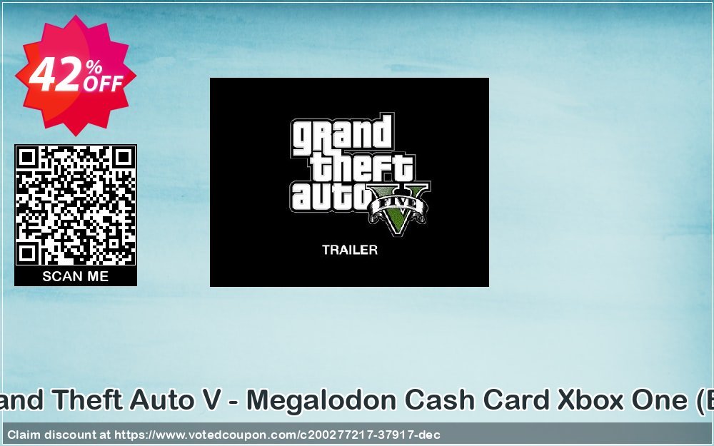 Grand Theft Auto V - Megalodon Cash Card Xbox One, EU  Coupon, discount Grand Theft Auto V - Megalodon Cash Card Xbox One (EU) Deal 2023 CDkeys. Promotion: Grand Theft Auto V - Megalodon Cash Card Xbox One (EU) Exclusive Sale offer 