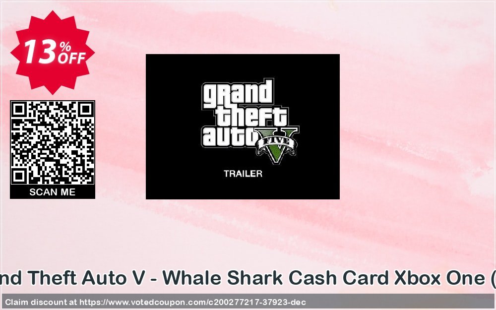 Grand Theft Auto V - Whale Shark Cash Card Xbox One, UK  Coupon, discount Grand Theft Auto V - Whale Shark Cash Card Xbox One (UK) Deal 2023 CDkeys. Promotion: Grand Theft Auto V - Whale Shark Cash Card Xbox One (UK) Exclusive Sale offer 