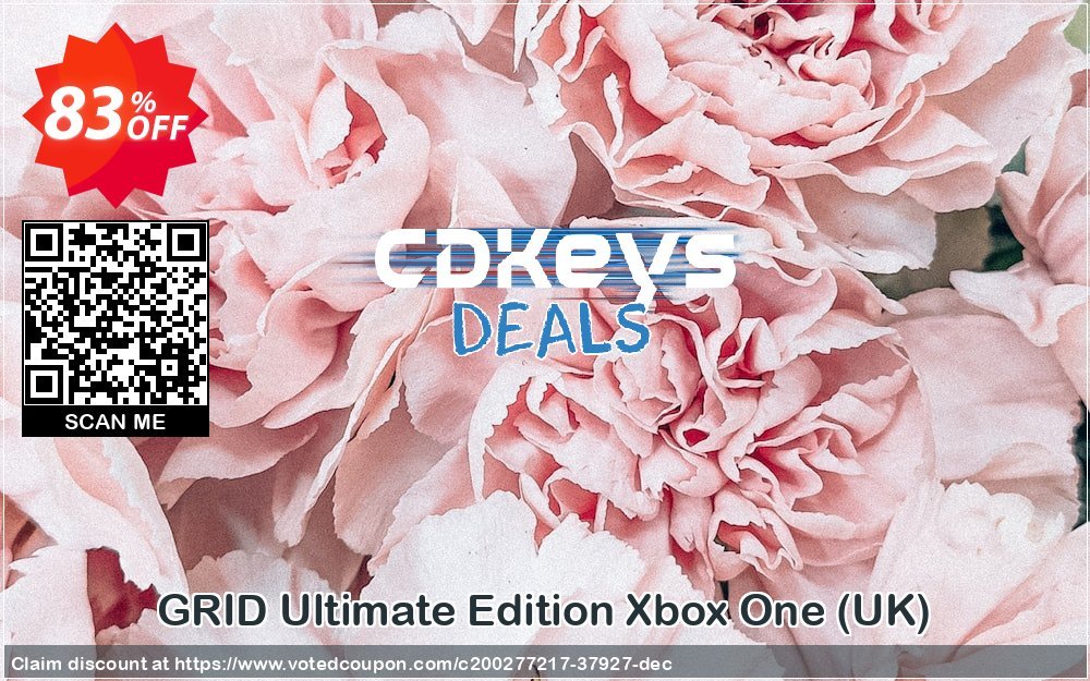 GRID Ultimate Edition Xbox One, UK  Coupon, discount GRID Ultimate Edition Xbox One (UK) Deal 2024 CDkeys. Promotion: GRID Ultimate Edition Xbox One (UK) Exclusive Sale offer 