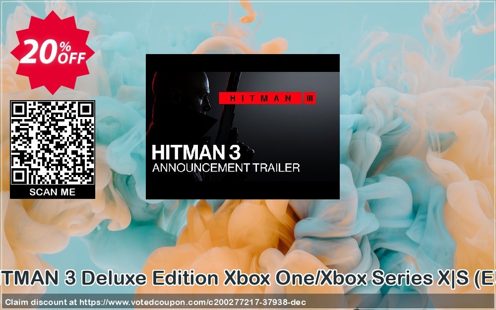 HITMAN 3 Deluxe Edition Xbox One/Xbox Series X|S, EU  Coupon Code Apr 2024, 20% OFF - VotedCoupon
