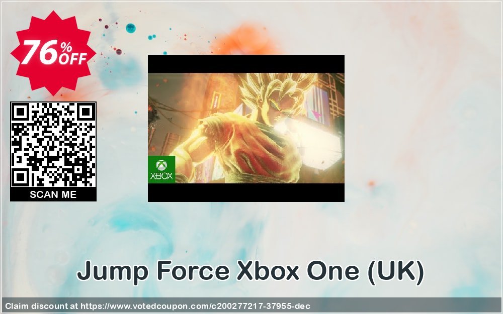 Jump Force Xbox One, UK  Coupon, discount Jump Force Xbox One (UK) Deal 2024 CDkeys. Promotion: Jump Force Xbox One (UK) Exclusive Sale offer 