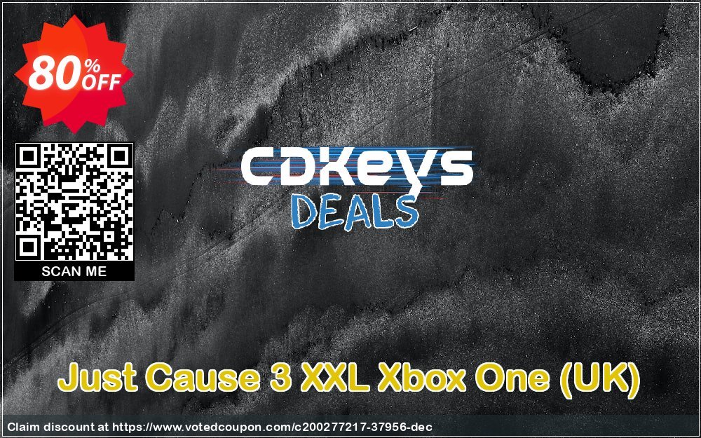 Just Cause 3 XXL Xbox One, UK  Coupon Code May 2024, 80% OFF - VotedCoupon